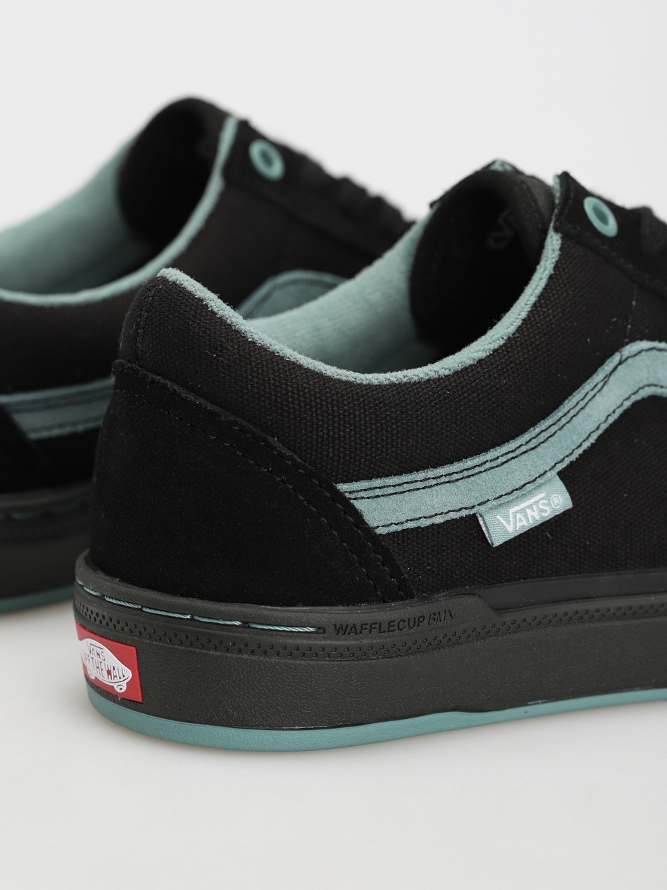 Home Vans Old Skool – Black / Green Ash (or Black / Teal)