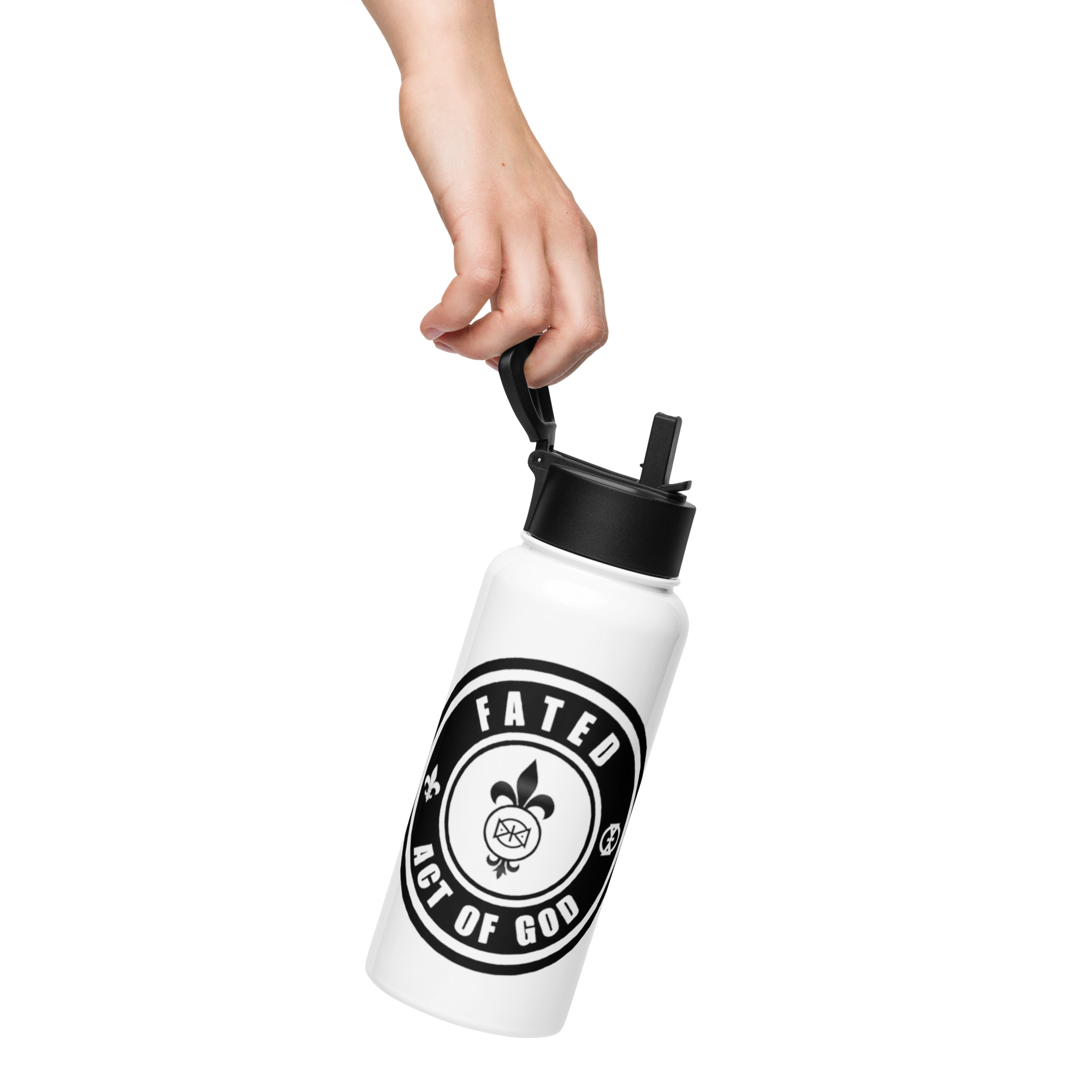 stainless steel water bottle with a straw lid stainless steel water bottle with a straw lid