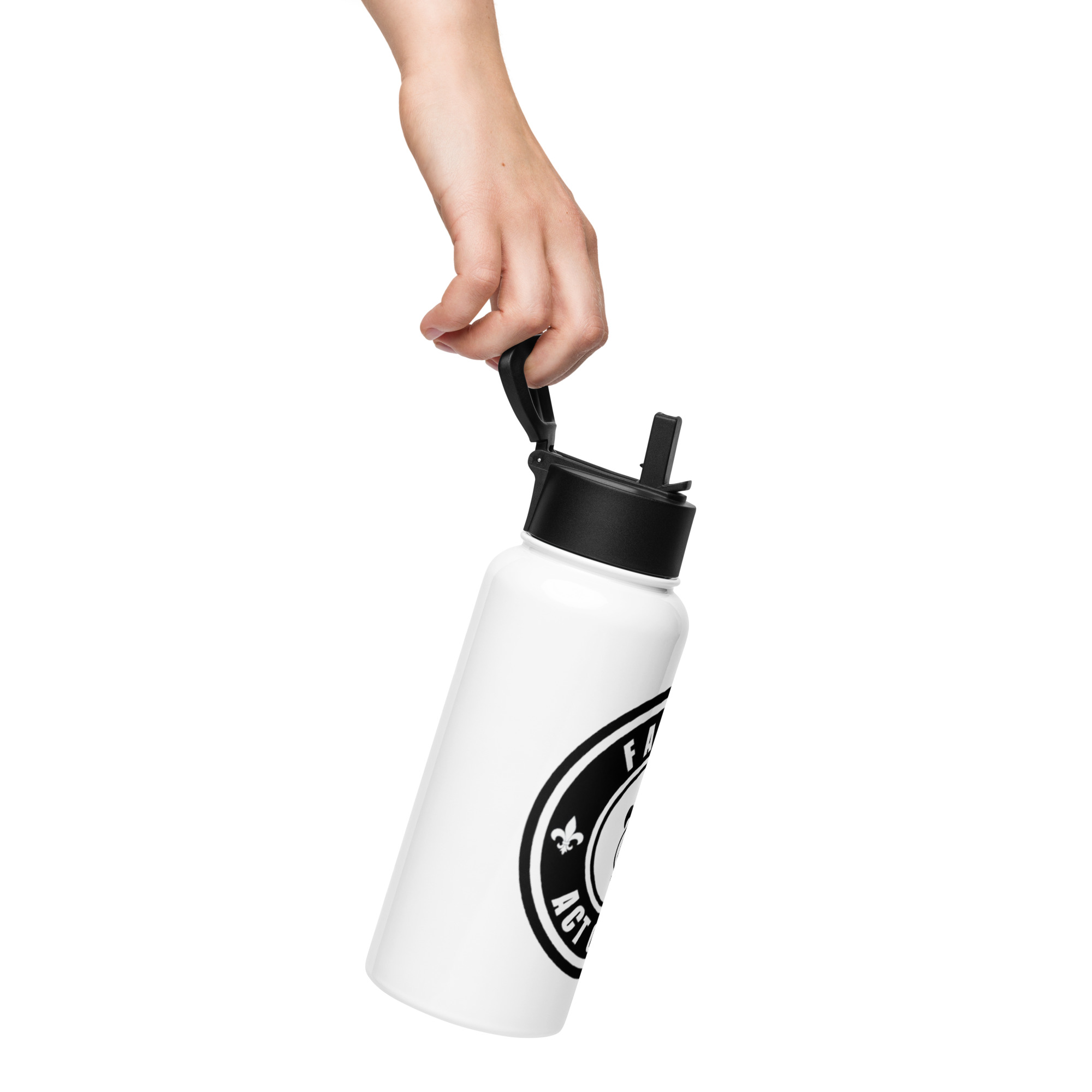 stainless steel water bottle with a straw lid stainless steel water bottle with a straw lid