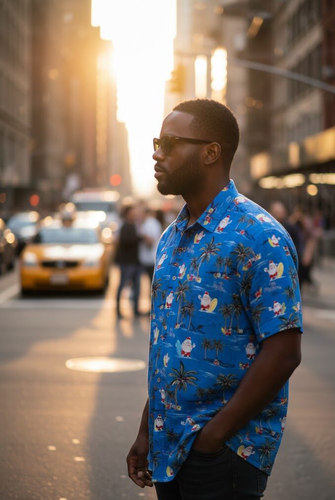 Home MENS PRIMARK CHRISTMAS SANTA MERRY CHRISTMAS BLUE SHIRT