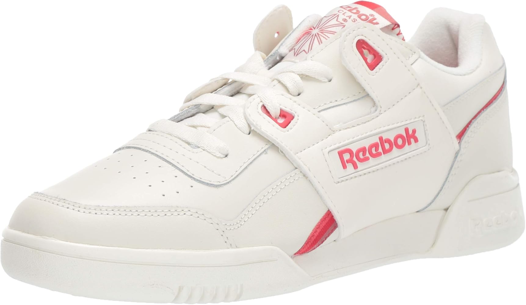 Home Reebok Workout Lo Plus “Chalk/Pink/Red” sneakers