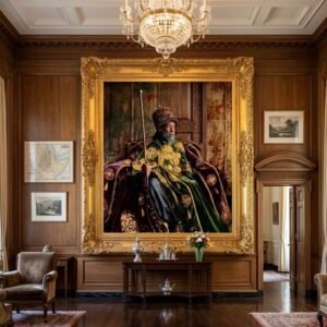 the regal heritage original | hand painted acrylic | industrial luxury collection