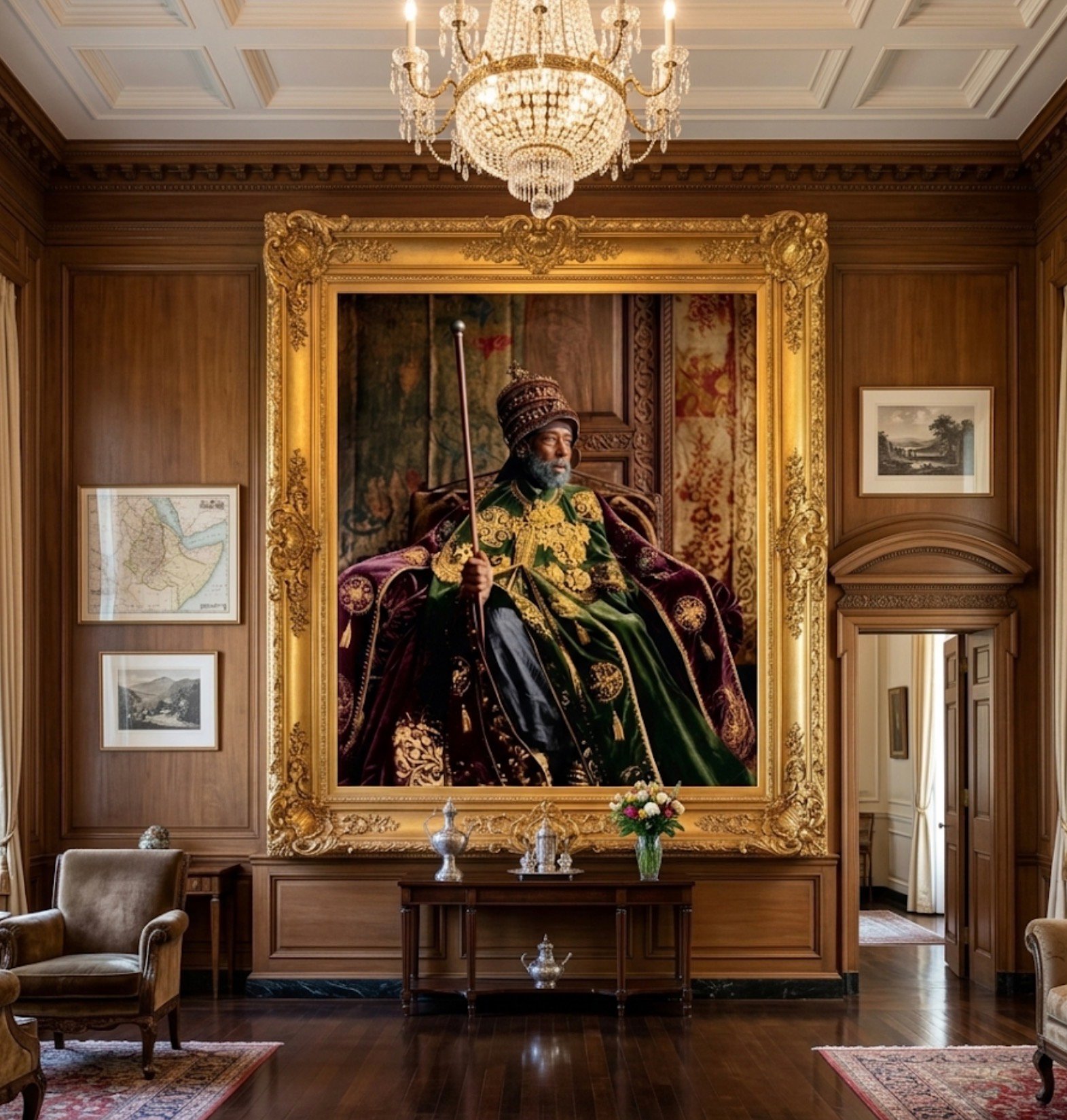 The Regal Heritage Original | Hand Painted Acrylic | Industrial Luxury Collection