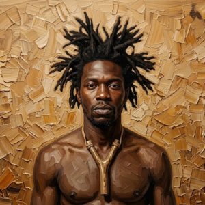 Expression in Texture: Oil Portrait