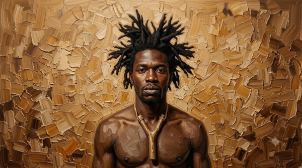 Expression in Texture: Oil Portrait