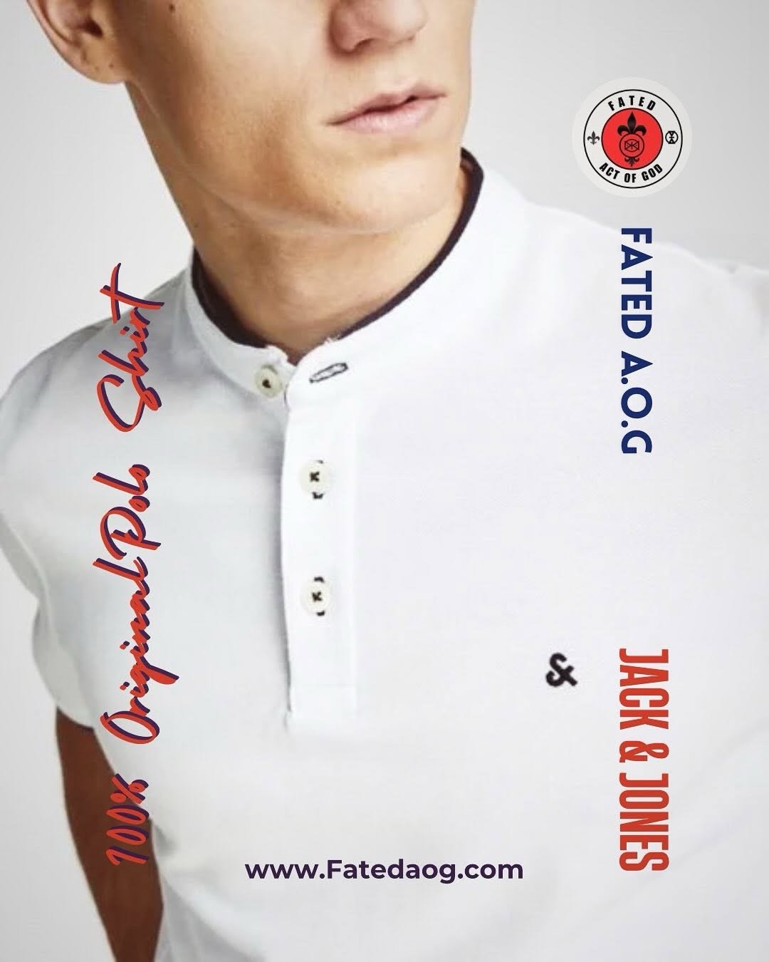 Jack & Jones Grandad Collar Polo Shirt