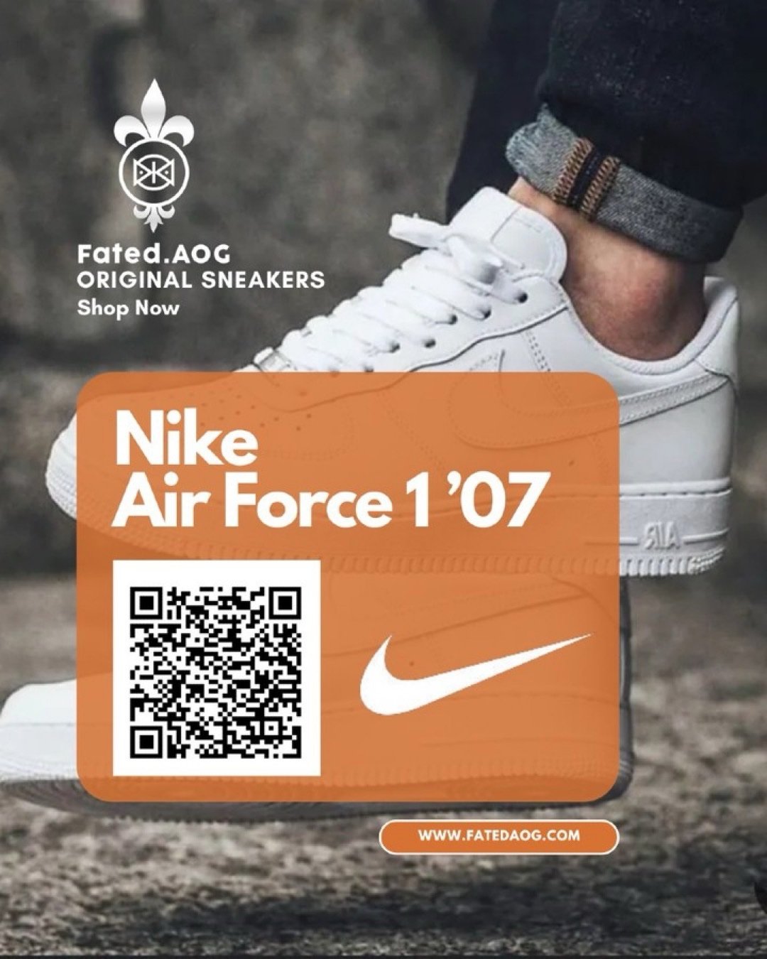 Nike Air Force 1 Low – Triple White