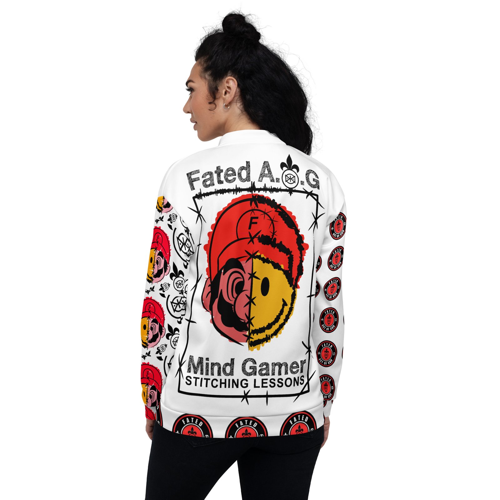 Fated A.O.G Unisex Bomber Jacket - Image 2