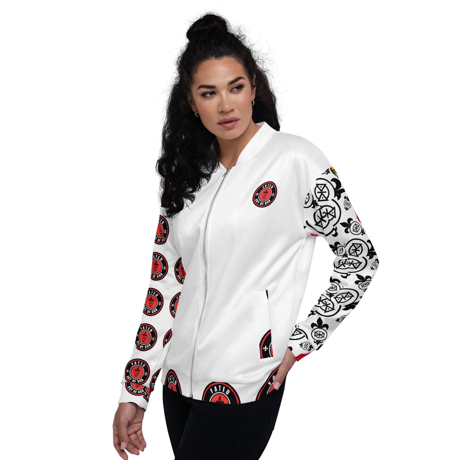 Fated A.O.G Unisex Bomber Jacket - Image 3