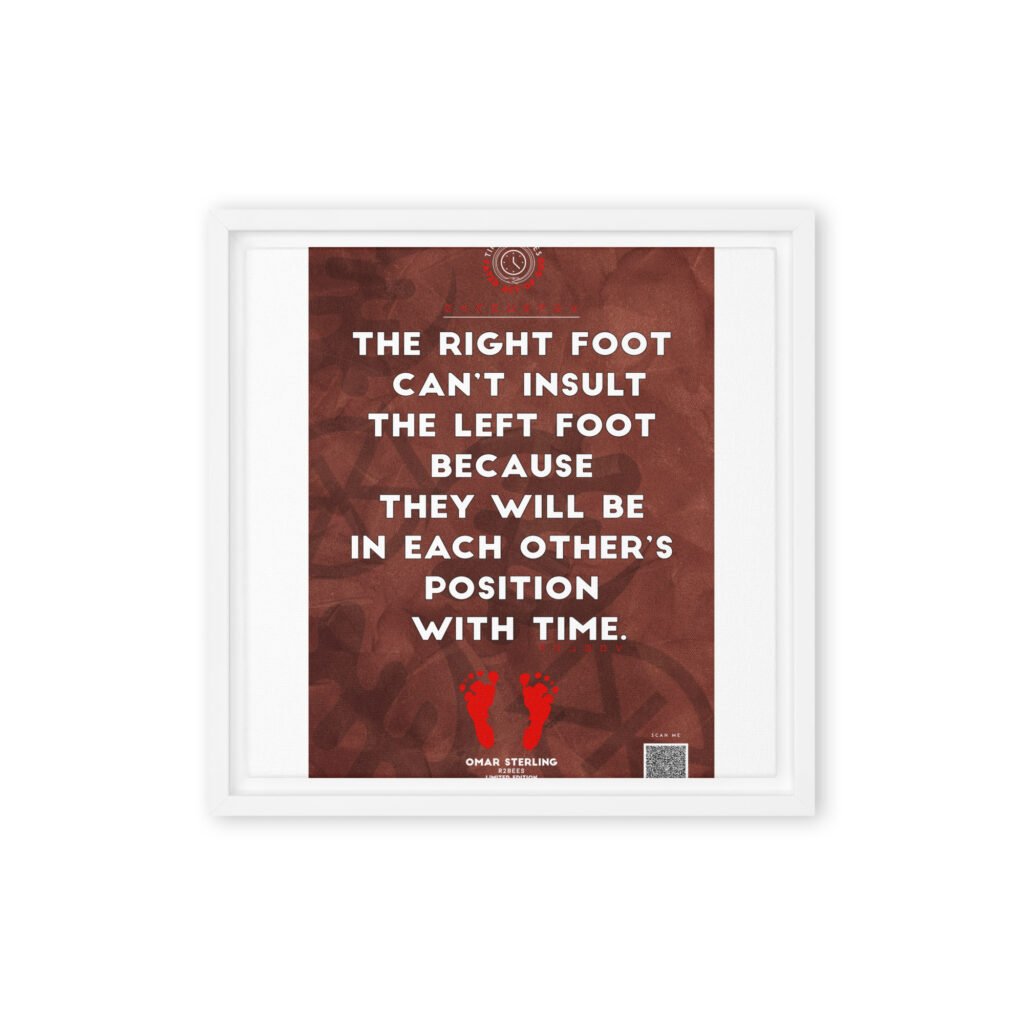 Time Framed canvas