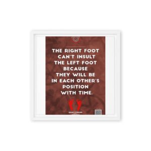Time Framed canvas