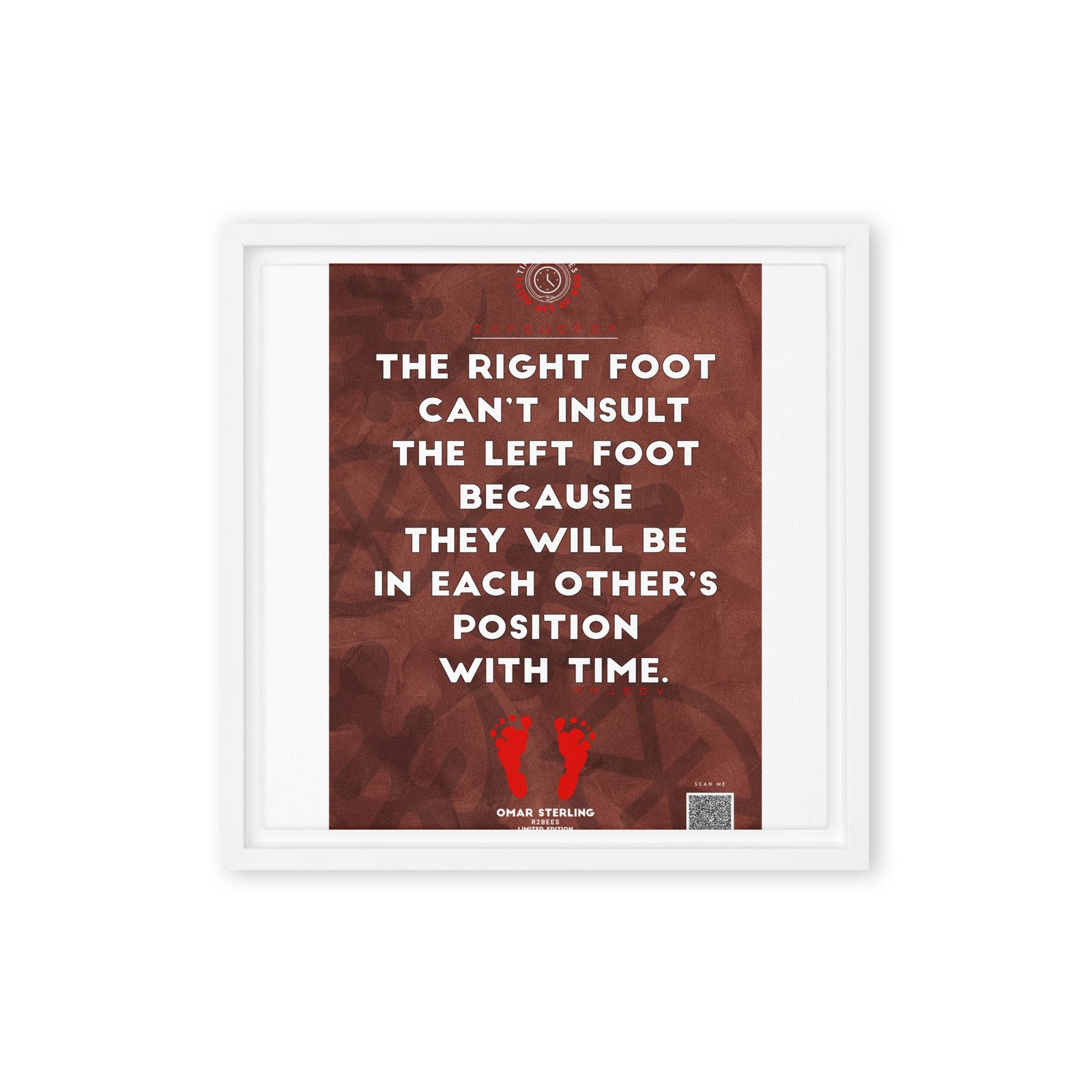 Time Framed canvas