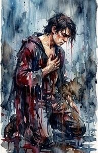 The wounded Portrait