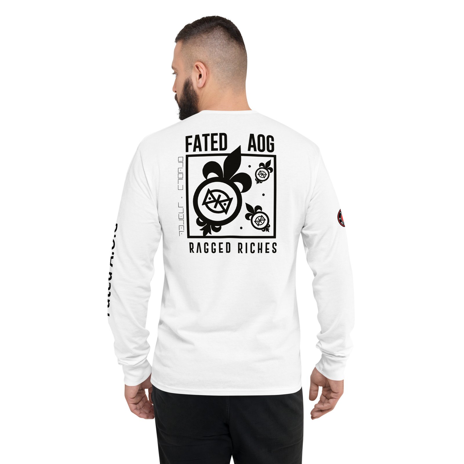 Fated A.O.G Men's Champion Long Sleeve Shirt - Image 2
