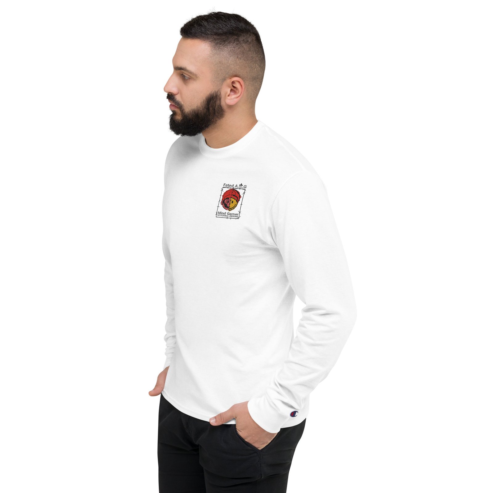 Mind Gamer Men's Champion Long Sleeve Shirt - Image 7