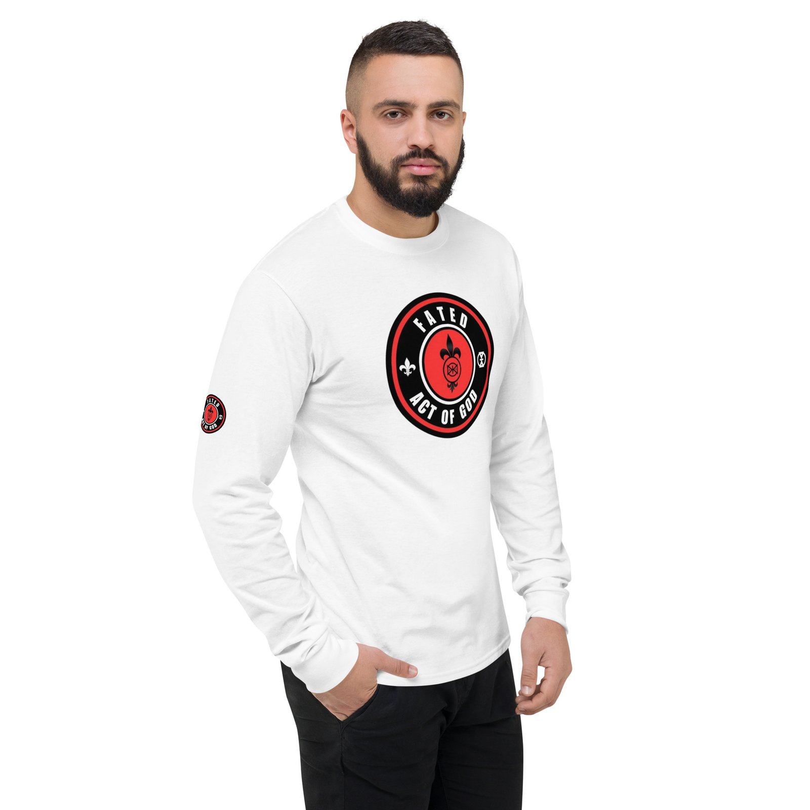 Fated A.O.G Men's Champion Long Sleeve Shirt - Image 6
