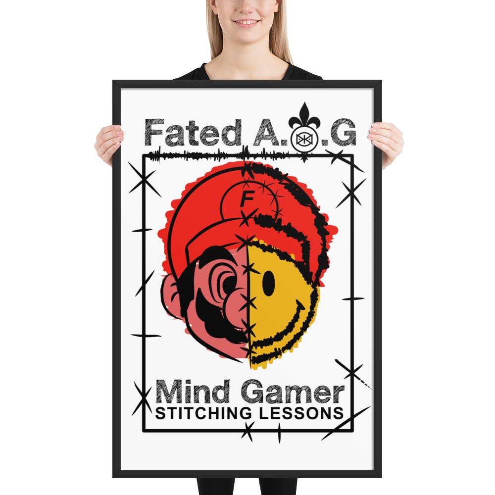 Mind Gamer Framed photo paper poster